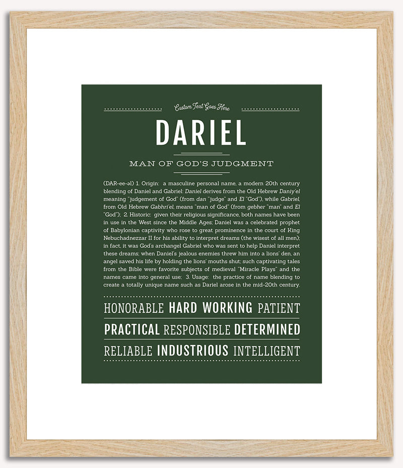 Dariel | Name Art Print