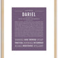 Dariel | Name Art Print