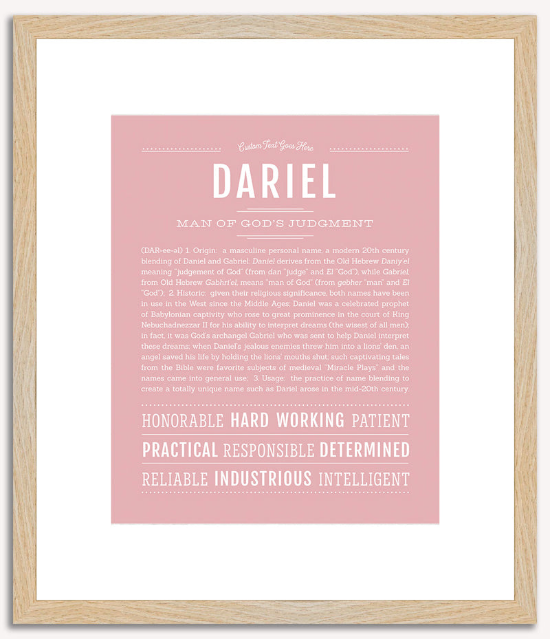 Dariel | Name Art Print