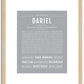 Dariel | Name Art Print