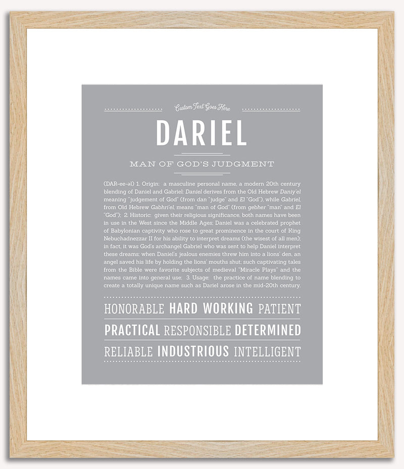 Dariel | Name Art Print