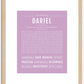 Dariel | Name Art Print