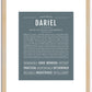 Dariel | Name Art Print