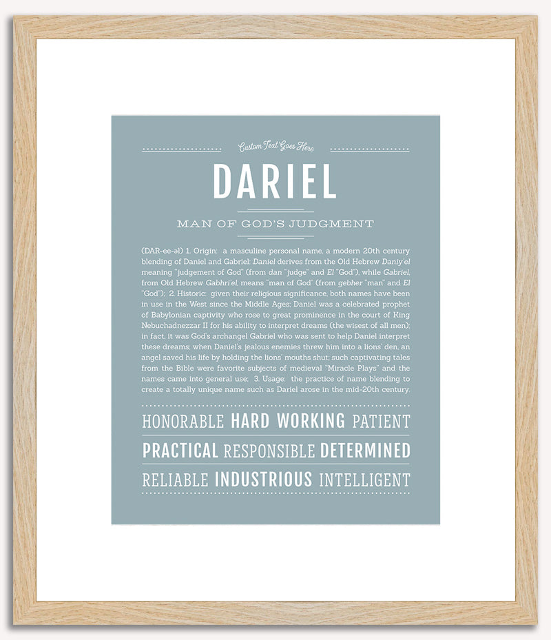 Dariel | Name Art Print