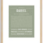 Dariel | Name Art Print