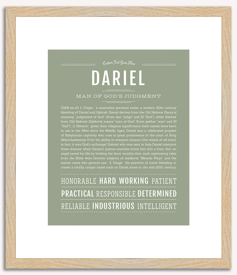 Dariel | Name Art Print