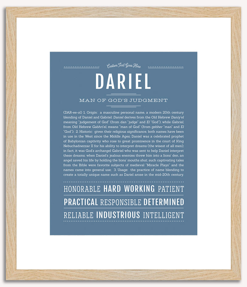 Dariel | Name Art Print