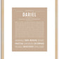 Dariel | Name Art Print