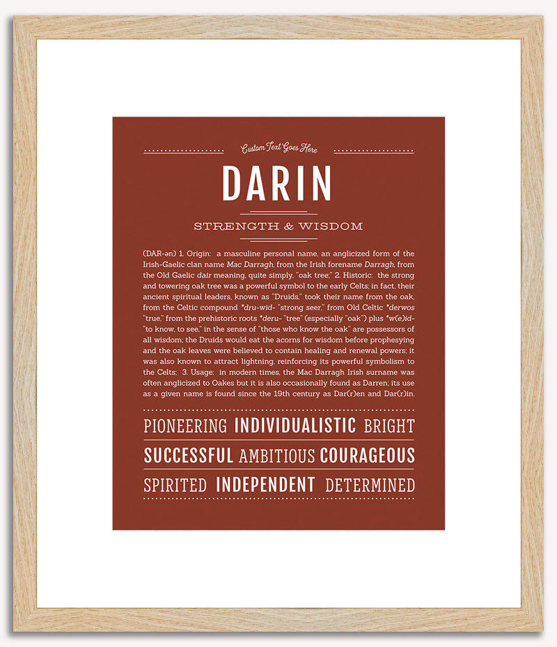 Darin | Name Art Print