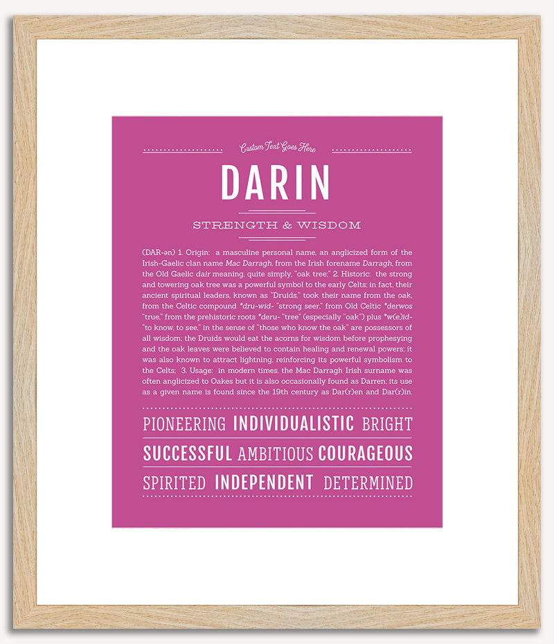 Darin | Name Art Print