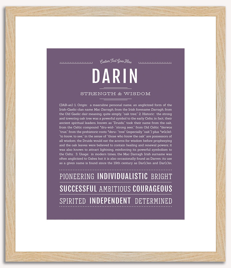 Darin | Name Art Print