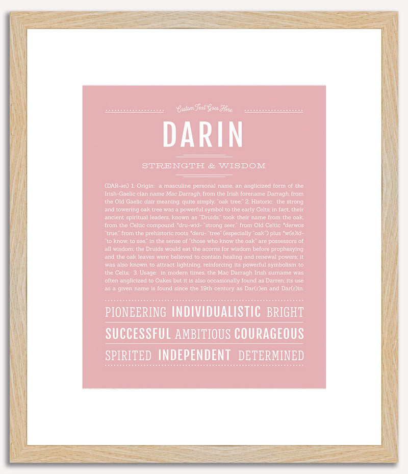 Darin | Name Art Print