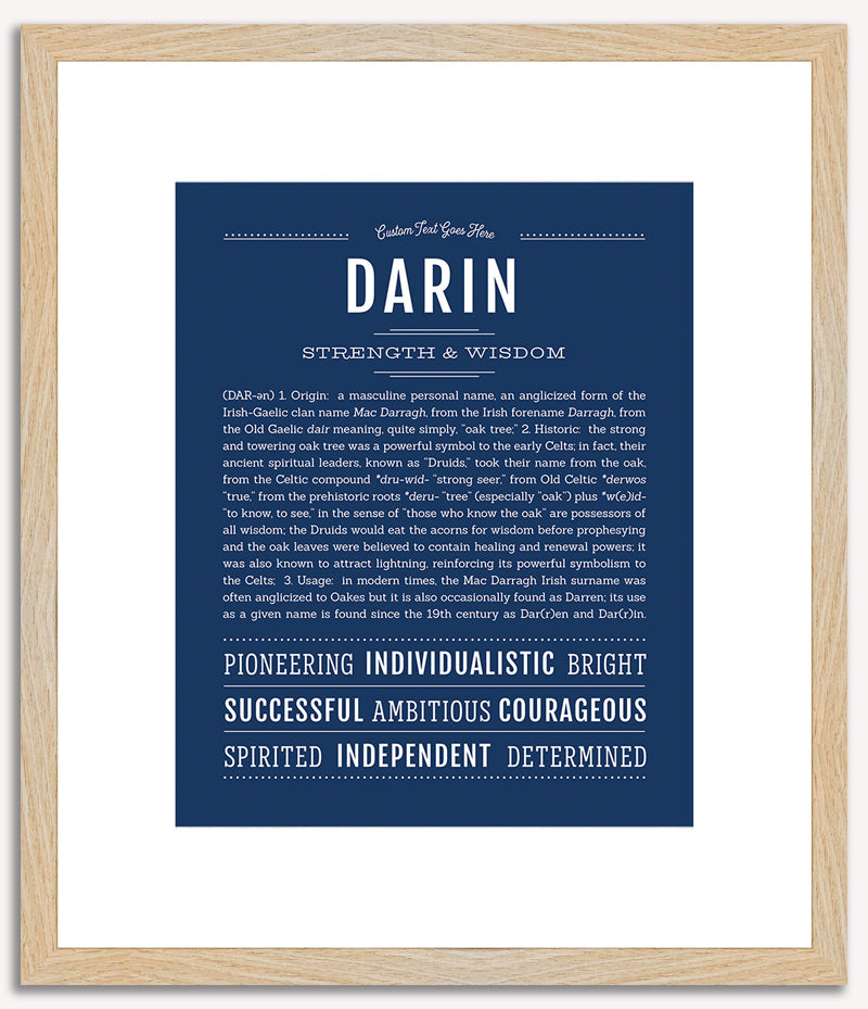 Darin | Name Art Print