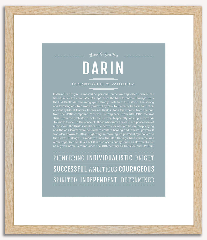 Darin | Name Art Print