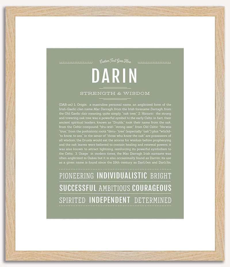 Darin | Name Art Print