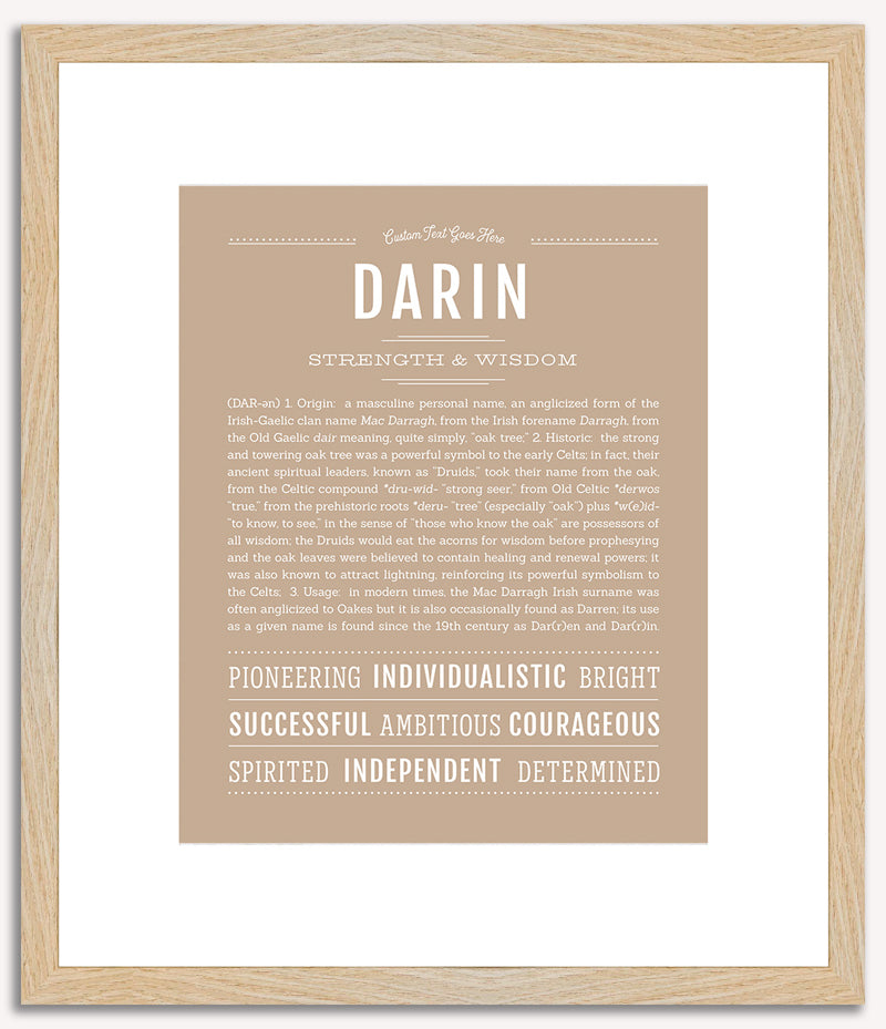 Darin | Name Art Print