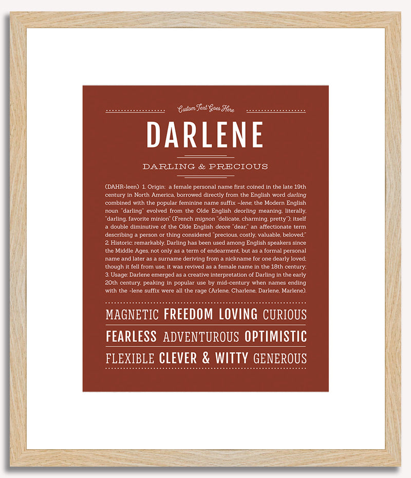 Darlene | Name Art Print