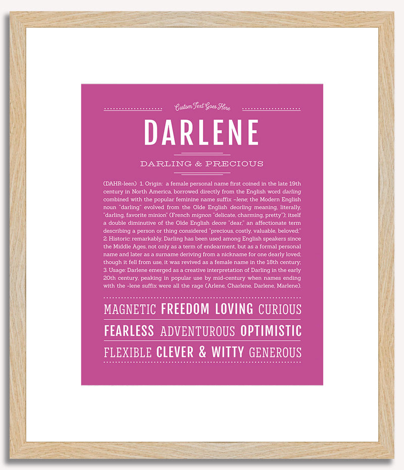 Darlene | Name Art Print