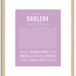 Darlene | Name Art Print