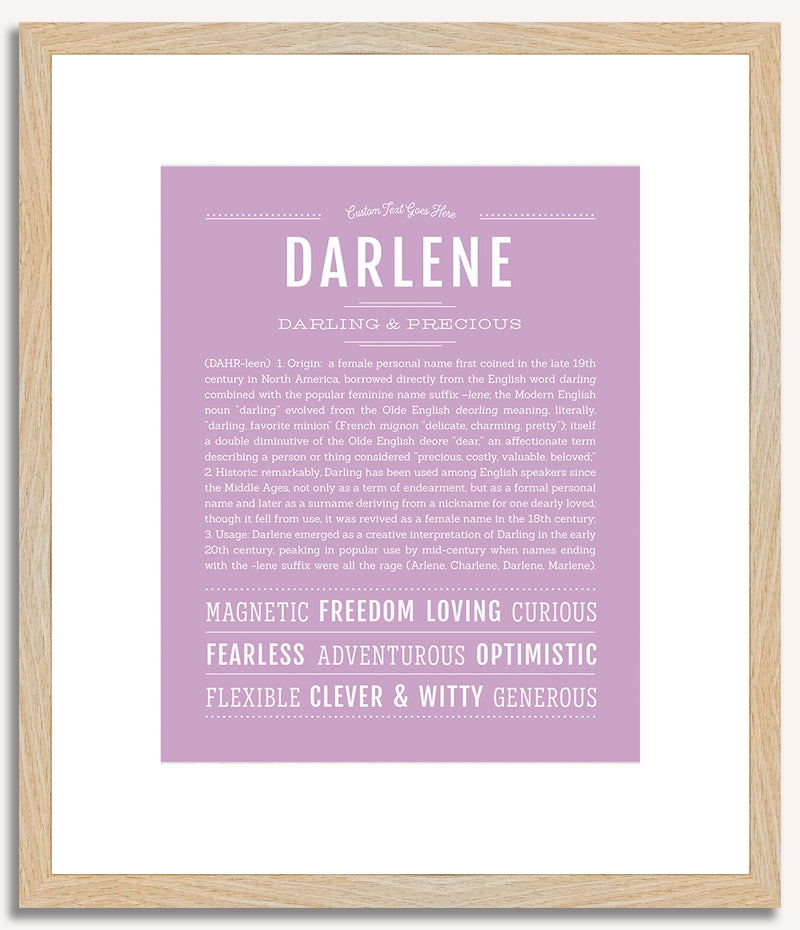 Darlene | Name Art Print