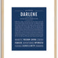 Darlene | Name Art Print