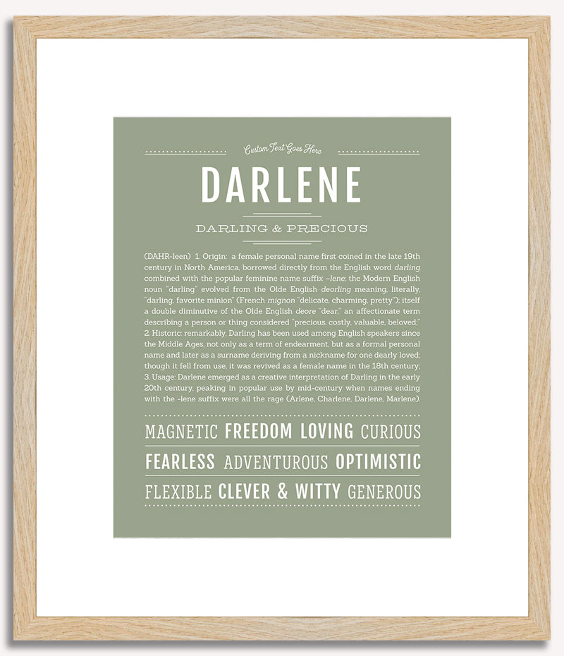 Darlene | Name Art Print