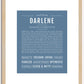 Darlene | Name Art Print