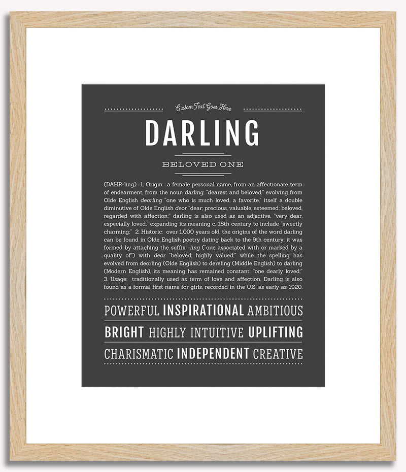 Darling | Name Art Print