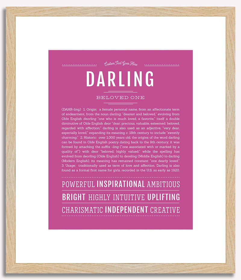 Darling | Name Art Print