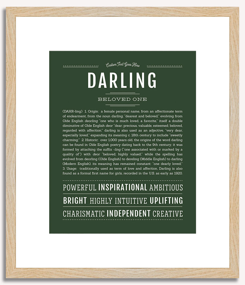 Darling | Name Art Print