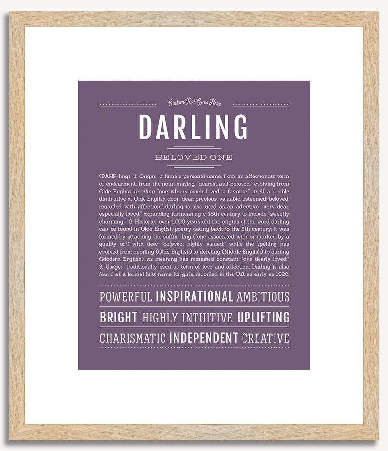 Darling | Name Art Print