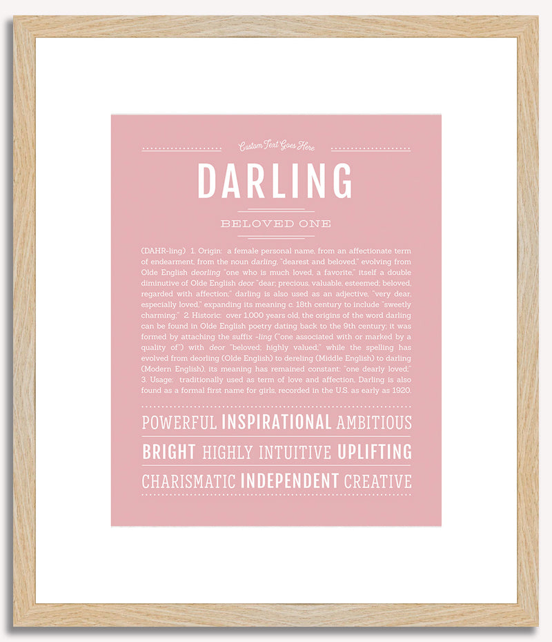 Darling | Name Art Print