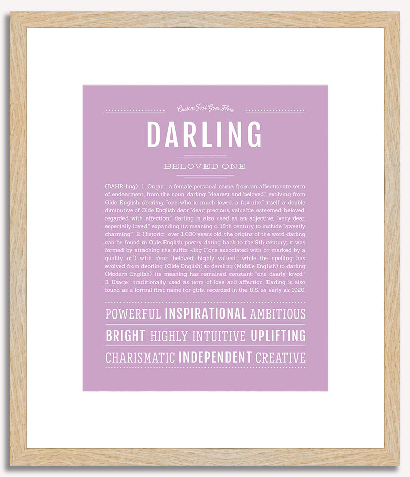 Darling | Name Art Print