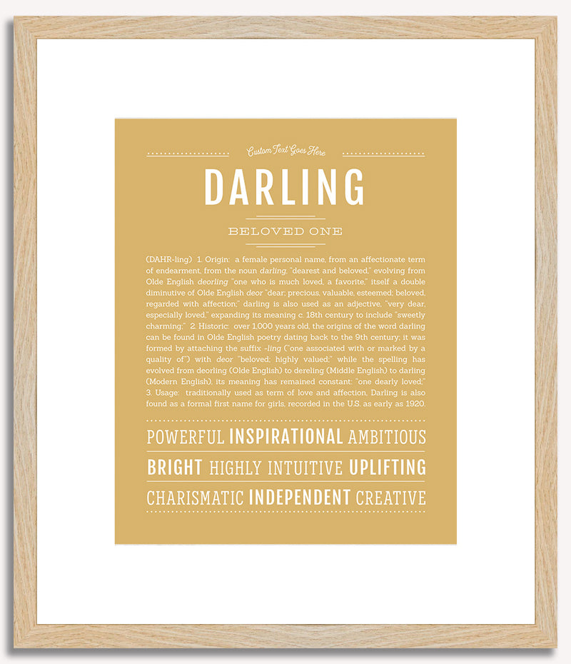 Darling | Name Art Print