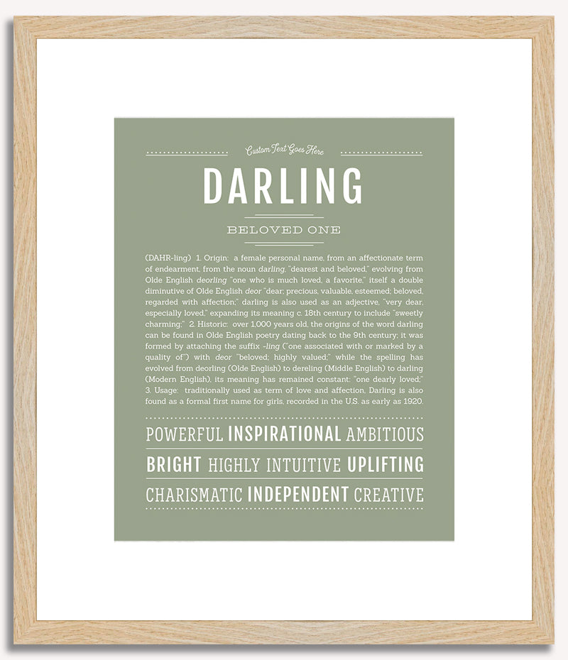 Darling | Name Art Print