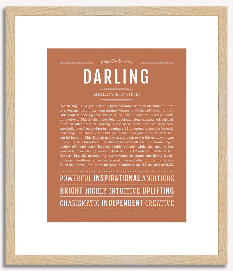 Darling | Name Art Print