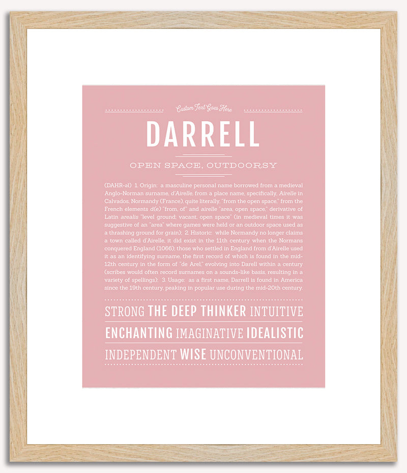 Darrell | Name Art Print