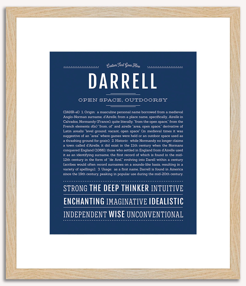 Darrell | Name Art Print