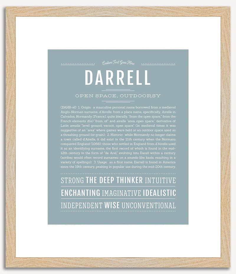 Darrell | Name Art Print