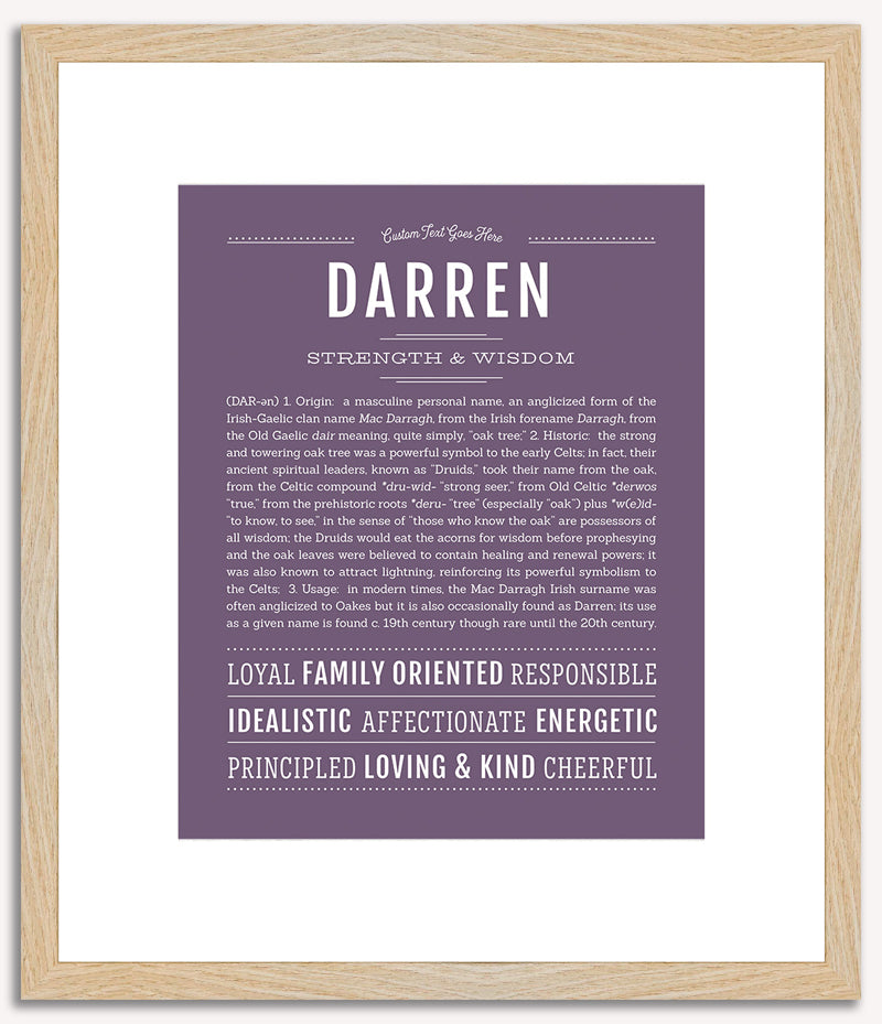 Darren | Name Art Print