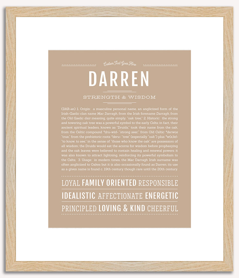 Darren | Name Art Print