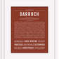Darroch | Name Art Print