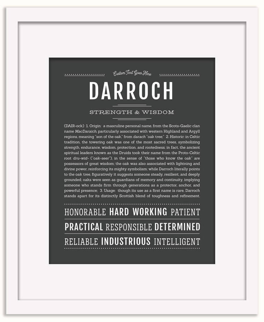 Darroch | Name Art Print