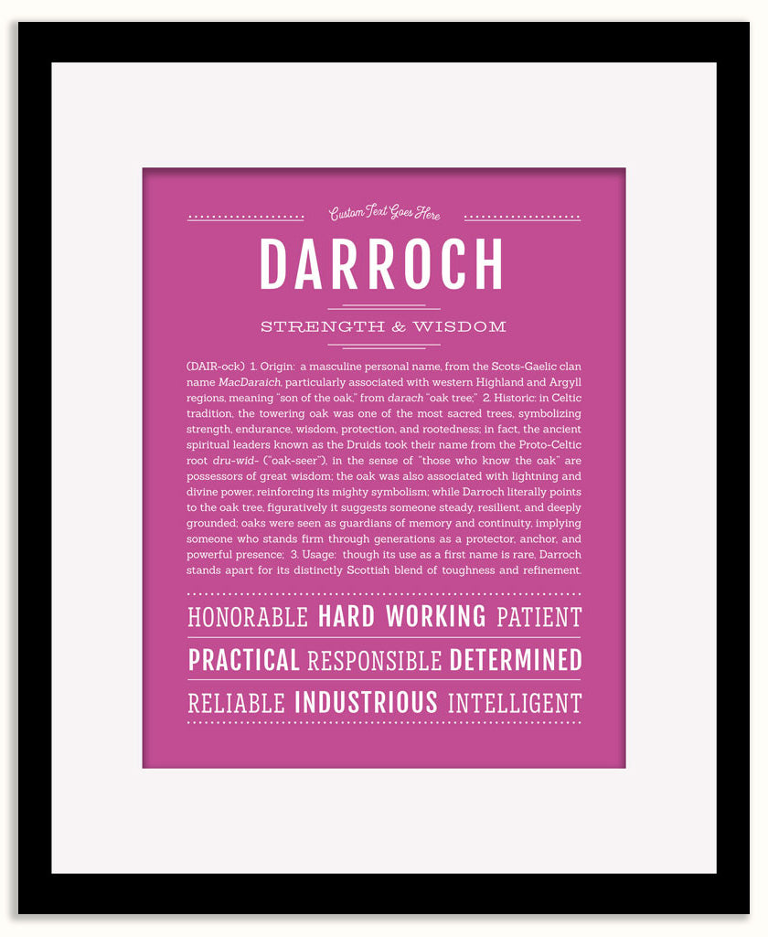 Darroch | Name Art Print