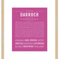 Darroch | Name Art Print