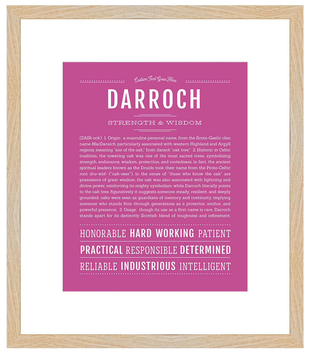 Darroch | Name Art Print