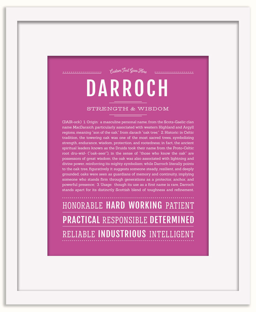 Darroch | Name Art Print