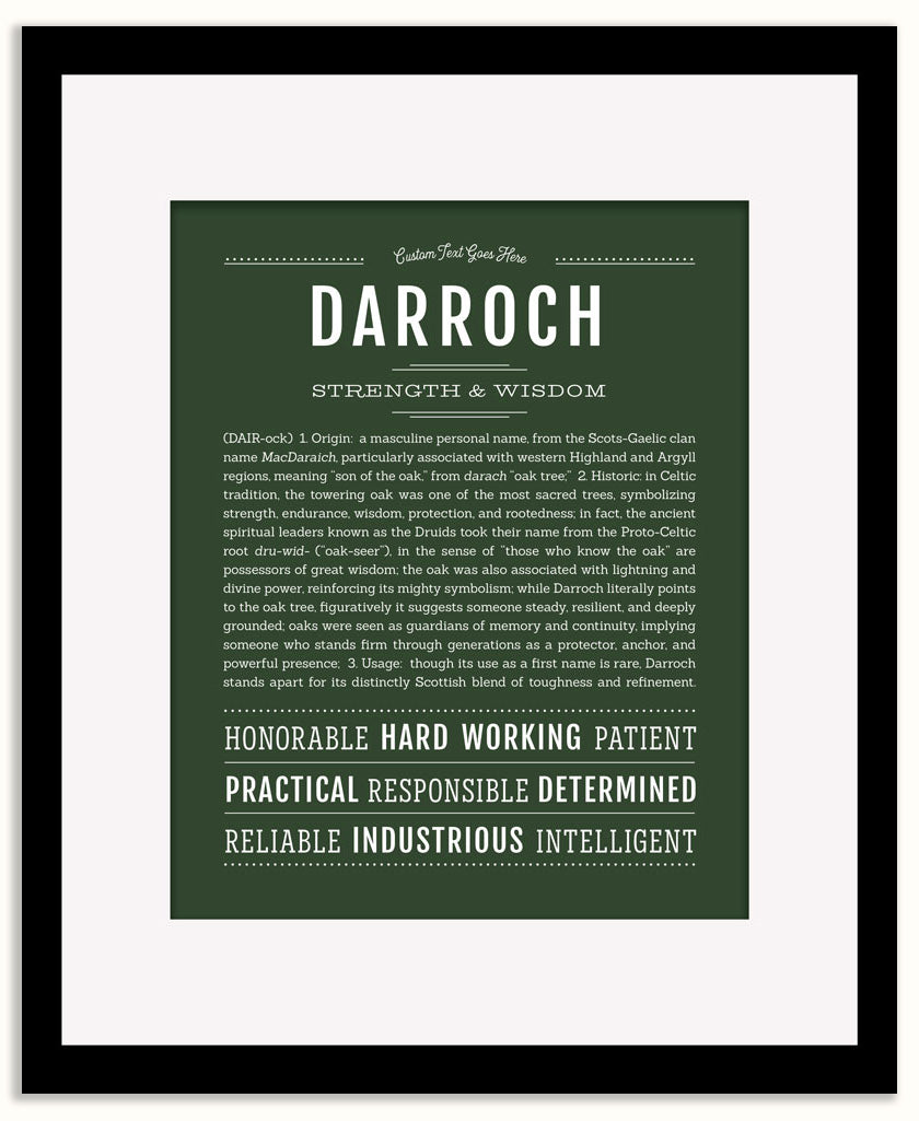 Darroch | Name Art Print