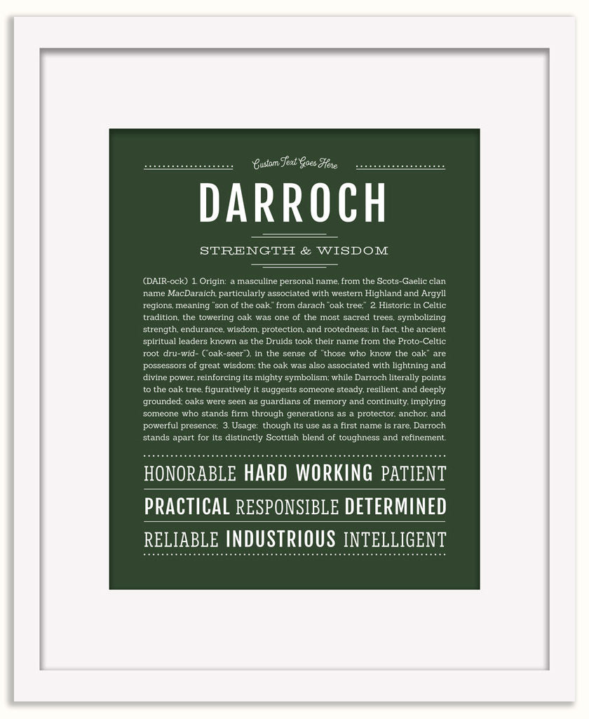 Darroch | Name Art Print
