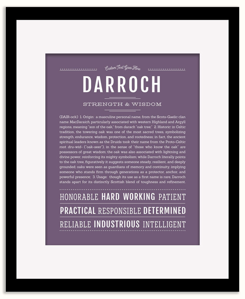 Darroch | Name Art Print